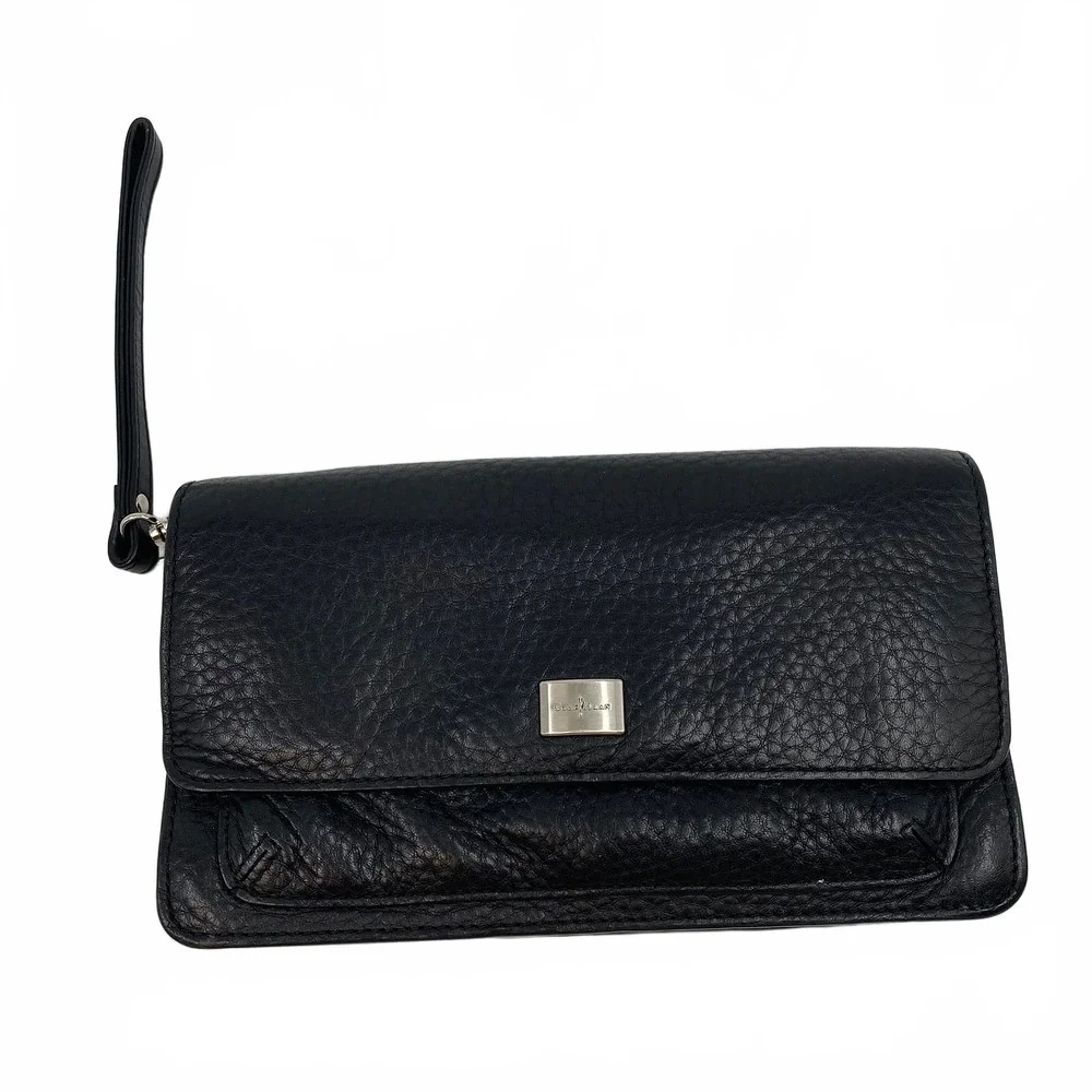 Cole Haan Black Leather Clutch | OS | Classic Everyday